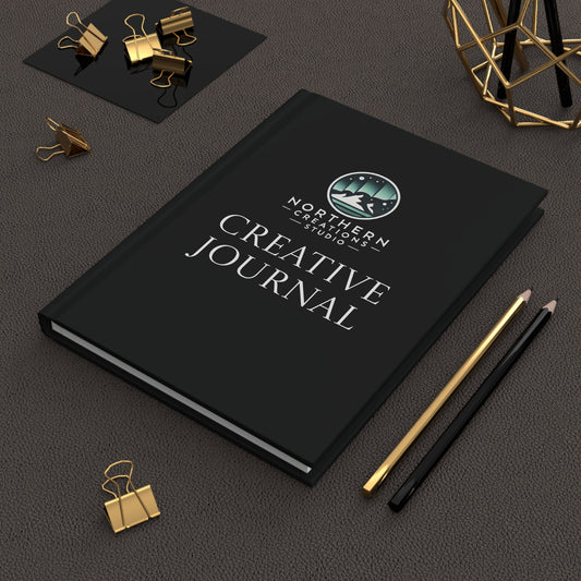 Creative Journal Hardcover — Northern Creations Studio "Unleashed Imagination" Matte Notebook