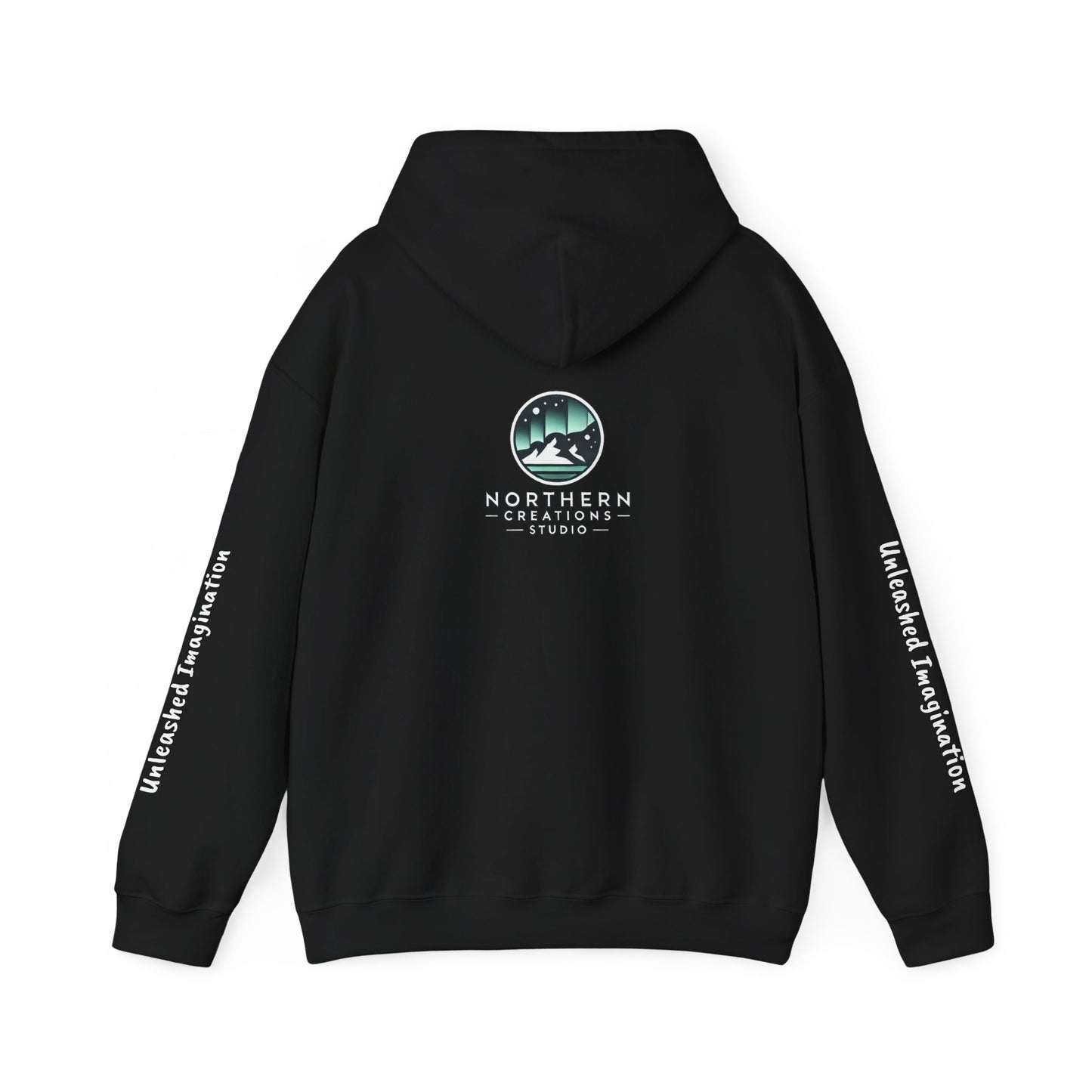 Hoodie — Northern Creations Studio Logo Pullover (Unleashed Imagination Sleeve)