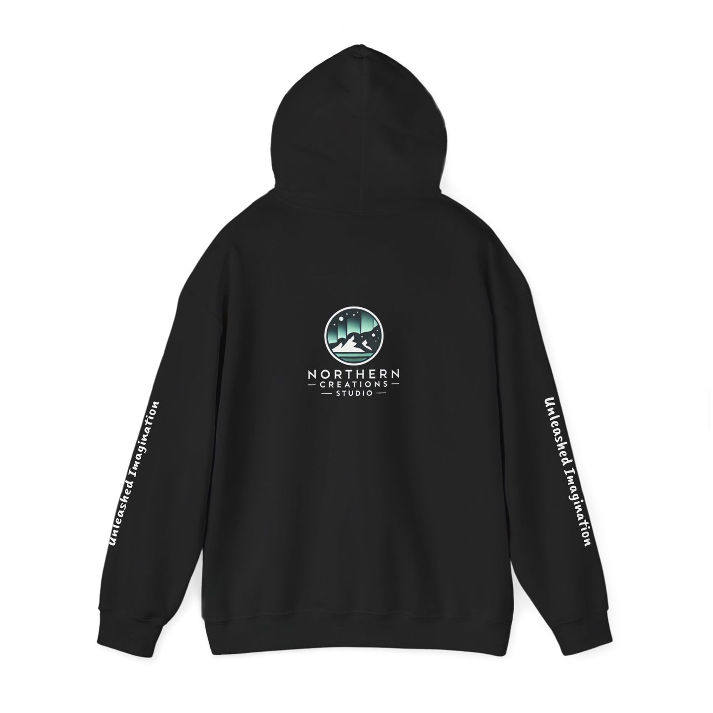 Hoodie — Northern Creations Studio Logo Pullover (Unleashed Imagination Sleeve)