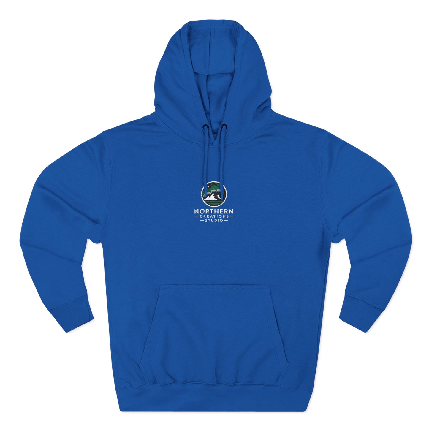 Northern Woods Comfort Hoodie – Small Forest Logo Fleece Hoodie