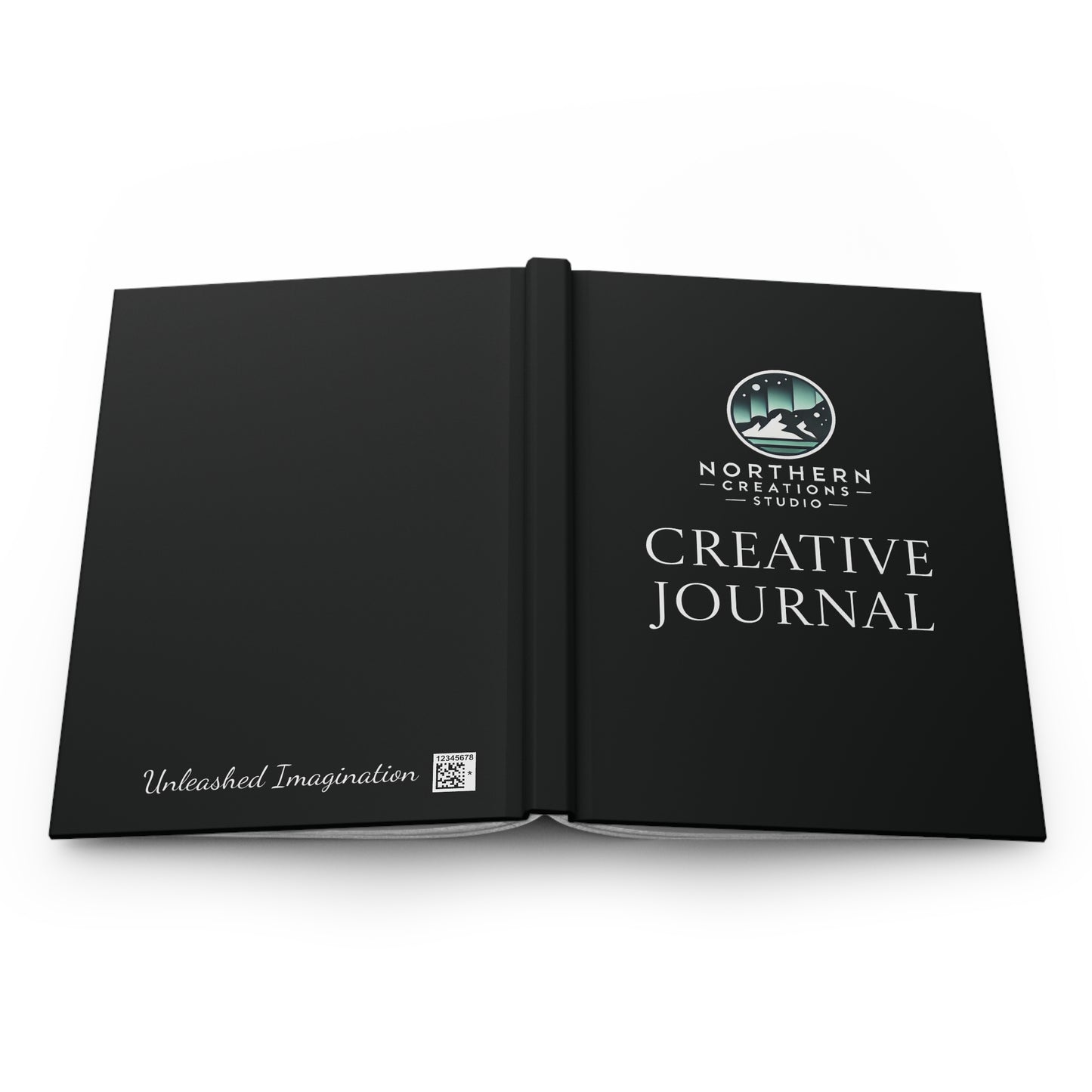 Creative Journal Hardcover — Northern Creations Studio "Unleashed Imagination" Matte Notebook