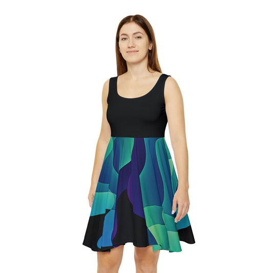 Northern Lights Skater Dress