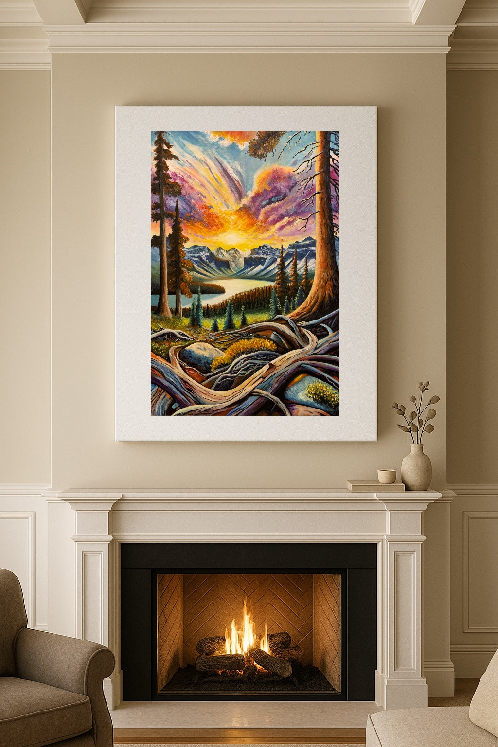 " When Roots Meet Fire "