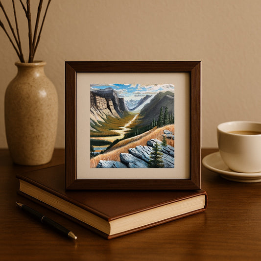 "Majestic Mountain Valley"